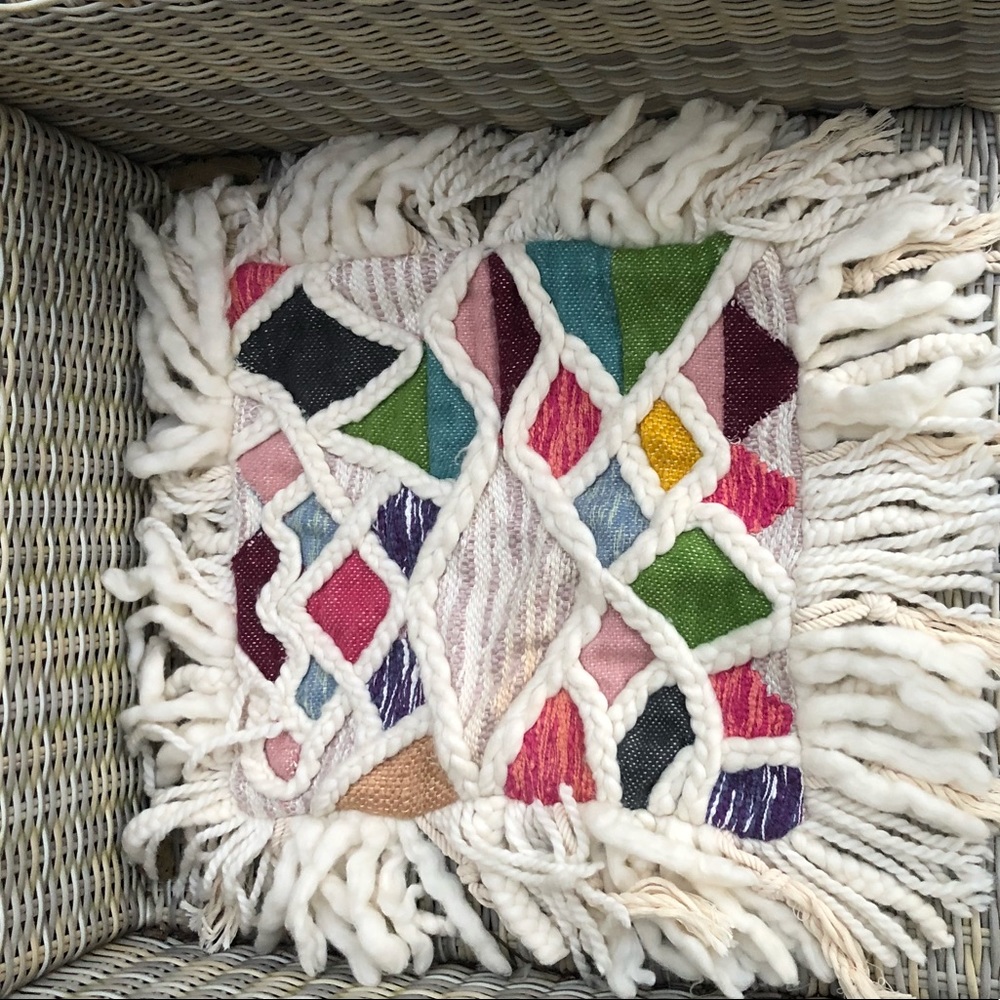 Lot 3 Anthropologie Wool Pillow Shams Tammy Kanat - Picture 4 of 15